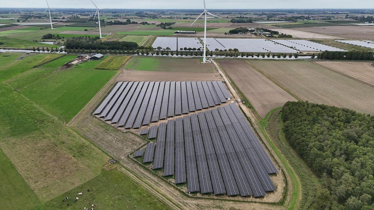 Photovoltaic panels installed on the roof